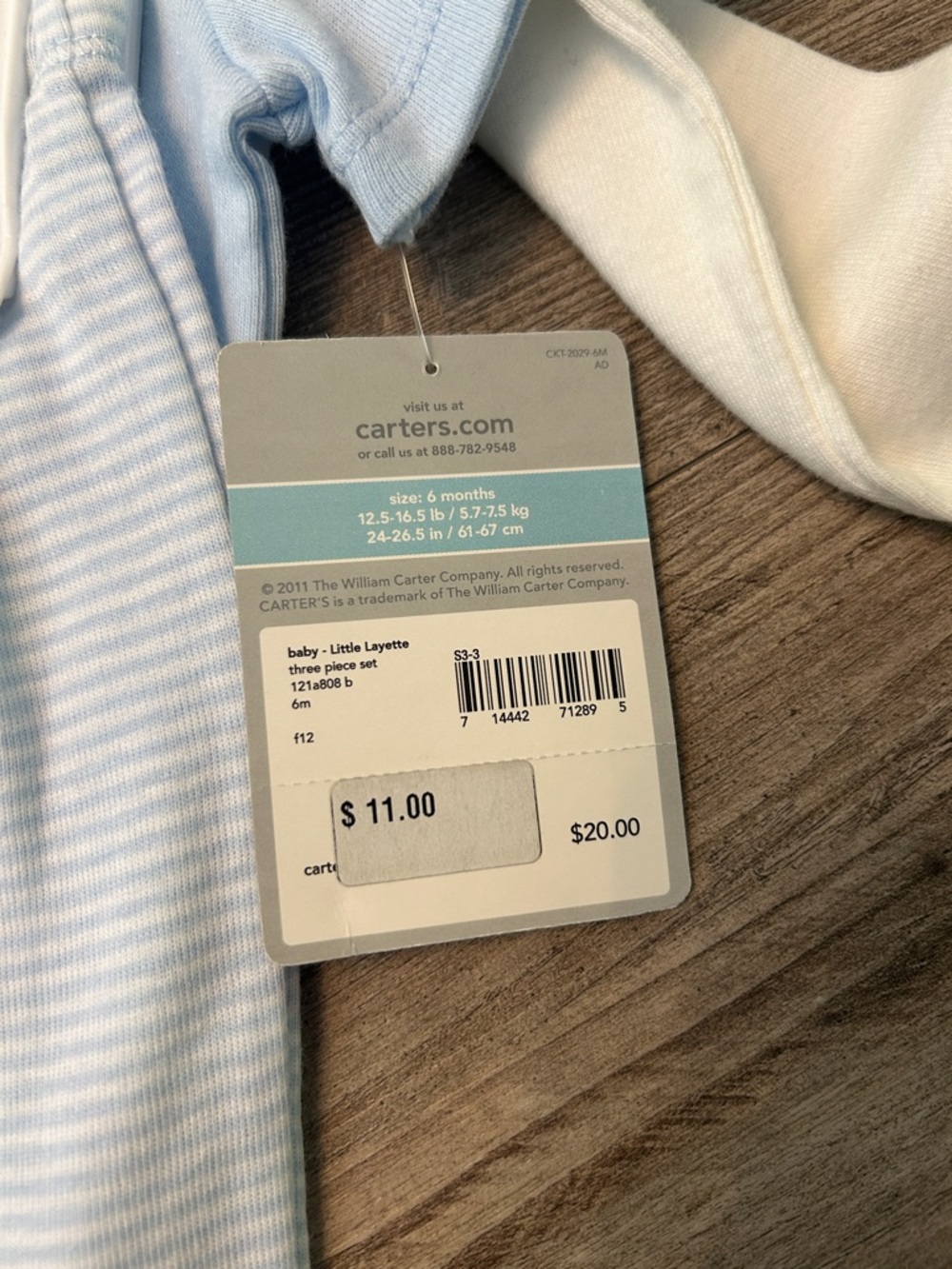 NWT Carter’s 3 piece set - baby boy - Picture 5 of 5